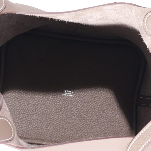 Hermes Etoupe Clemence Picotin 22 MM - Picture 4 of 7